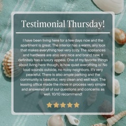 a resident review graphic